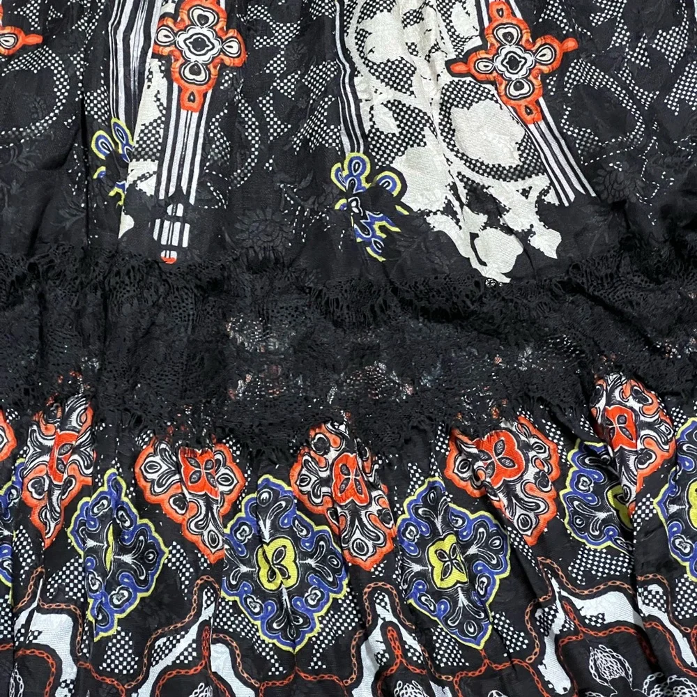 Anthropologie Bhanuni by Jyoti Tiered Maxi Dress Size 6 - Picture 6 of 9